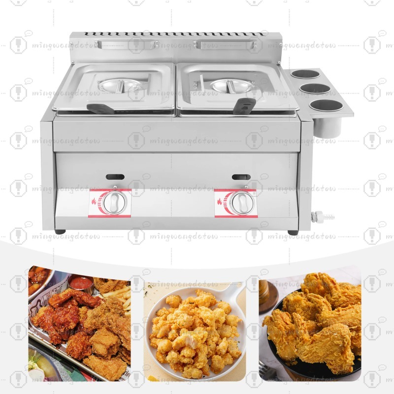 Deep Fryer Stainless - Nowa Profesjonalna Frytownica Gazowa 12L, Stal