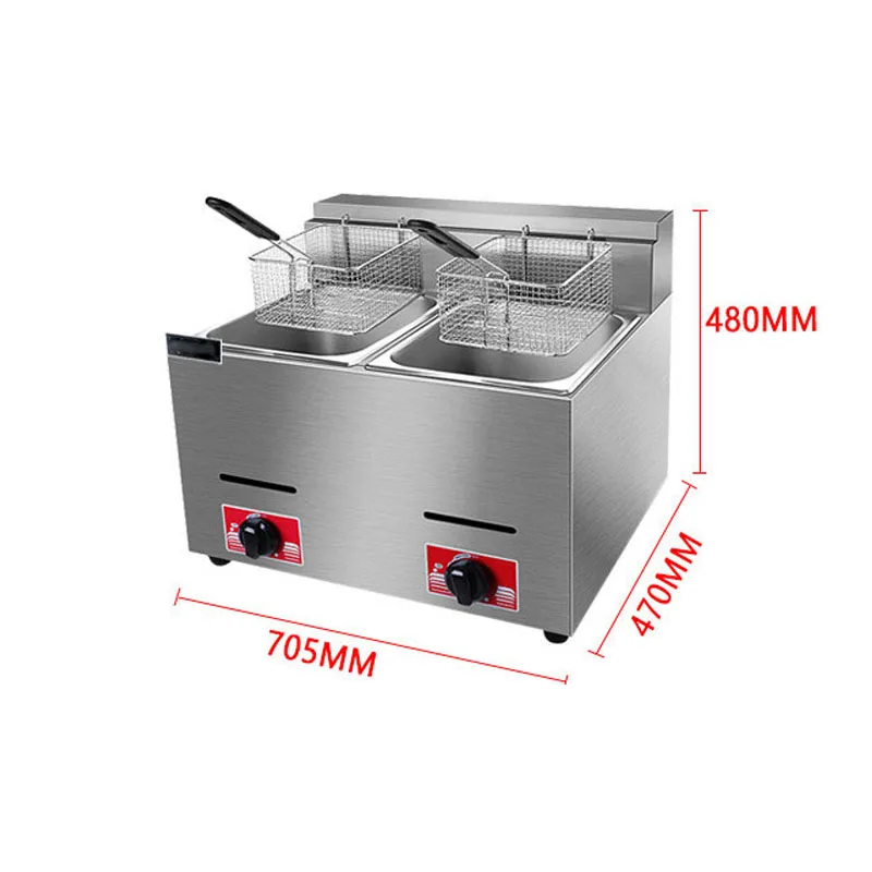 Deep Fryer Stainless - Elektryczna frytownica ze stali nierdzewnej z