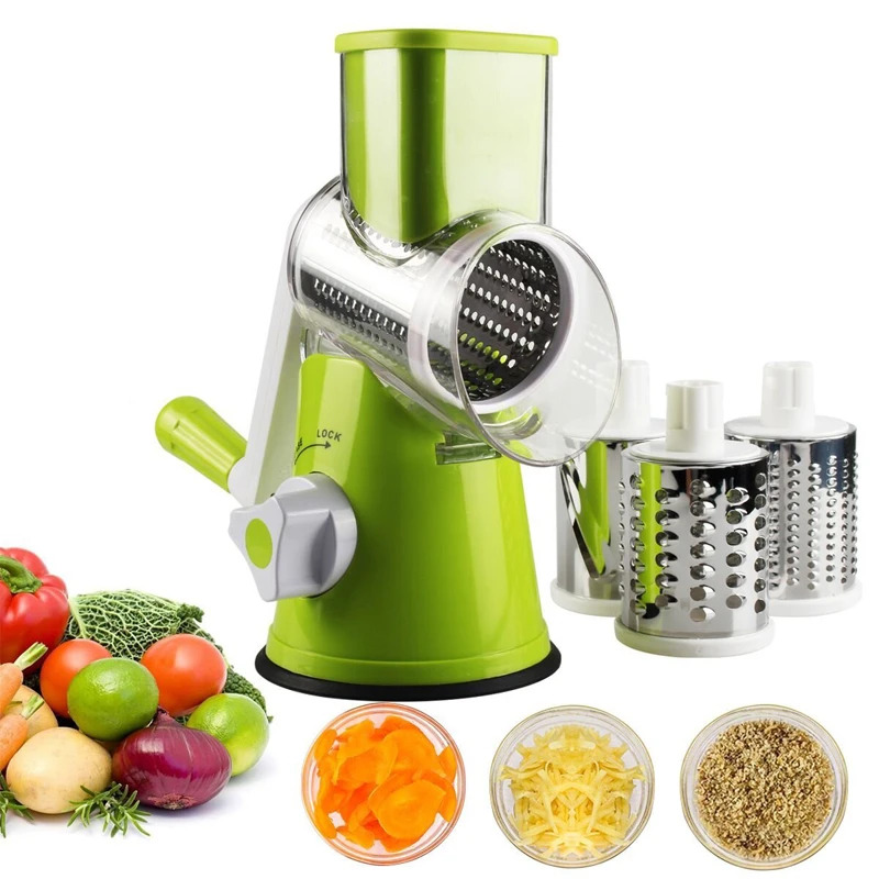 Kitchen Appliances Japan - Ręczna obrotowa tarka do sera, krajalnica