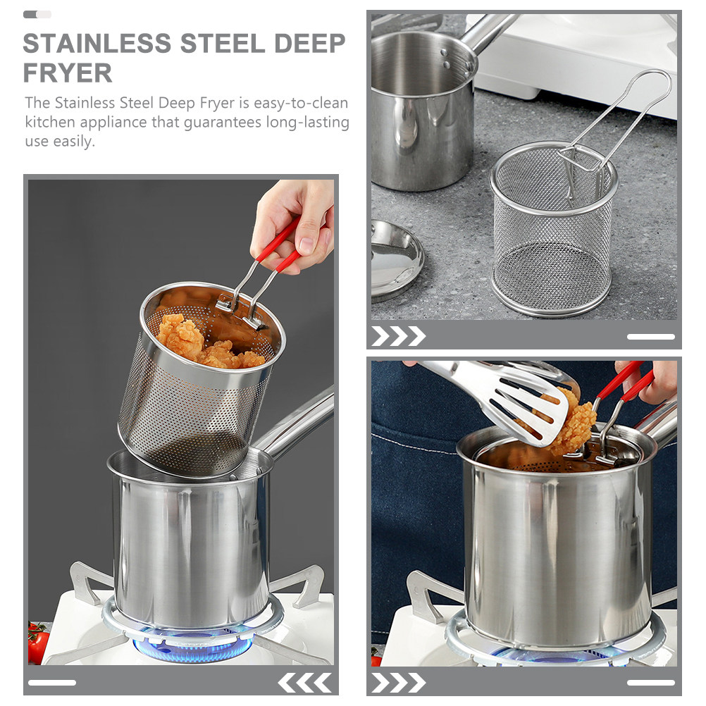 1 zestaw domowej frytkownicy z – Deep Fryer Stainless recenzja i cena