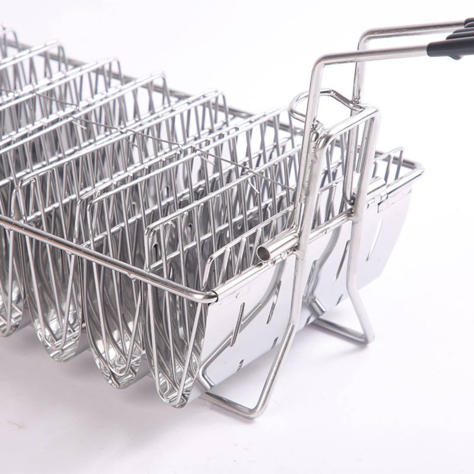 8-gniazdowy stojak na taco, ża – Deep Fryer Stainless recenzja i cena