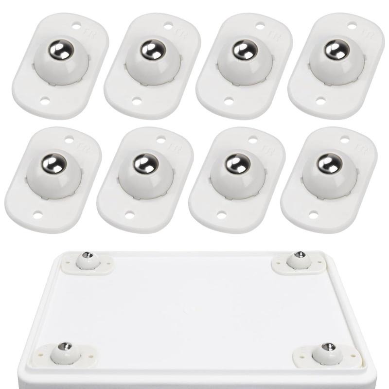 8 szt. Samoprzylepne kółka do  – Kitchen Appliances White recenzja i cena