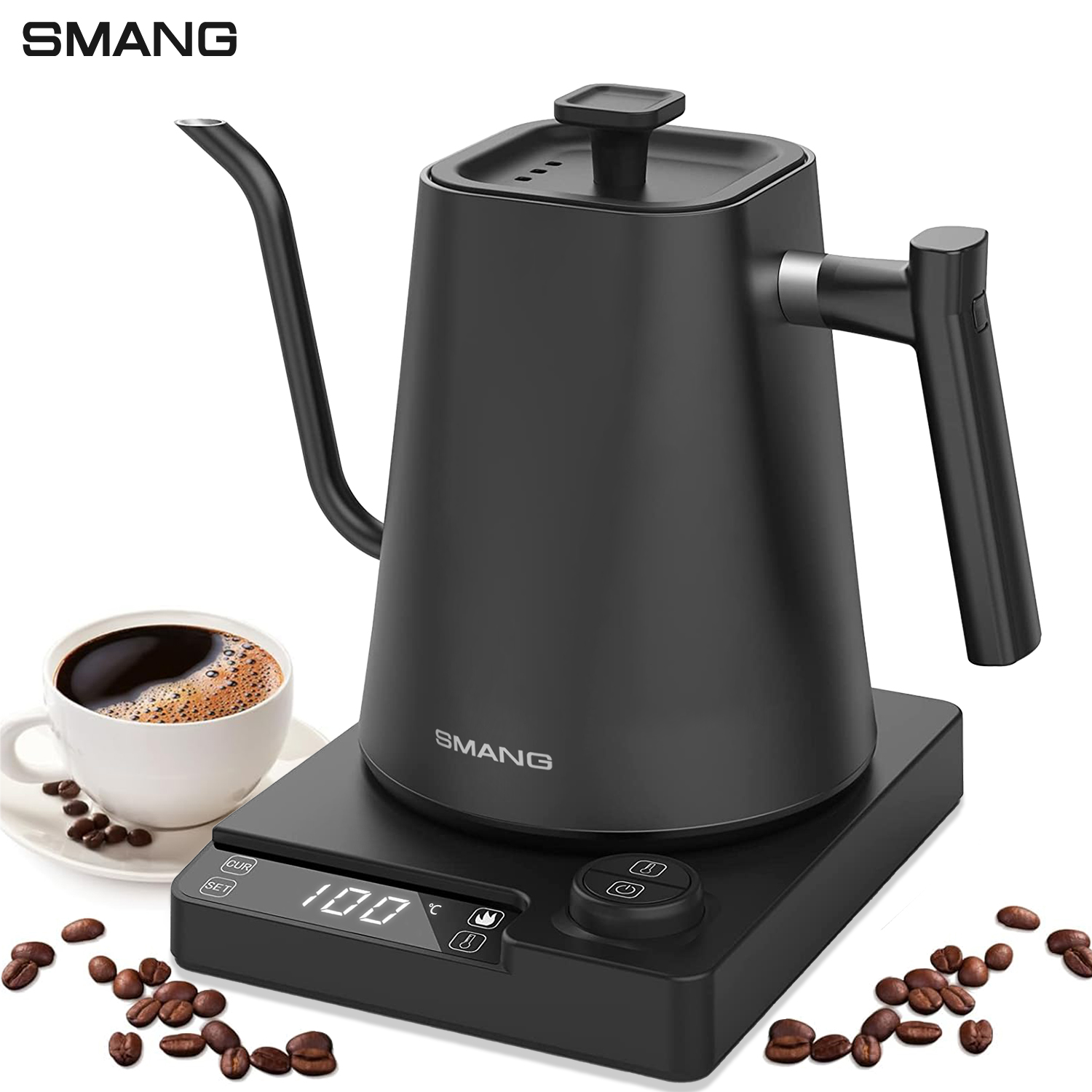 Czajnik elektryczny SMANG 1200 – Electric Kettle Gooseneck recenzja i cena