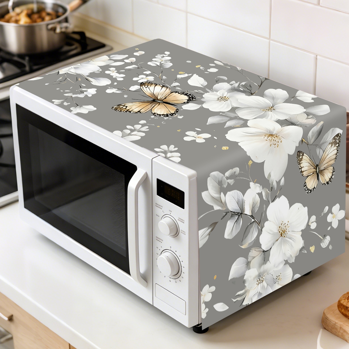 1 szt. Biała osłona przeciwkur – Kitchen Appliances White recenzja i cena