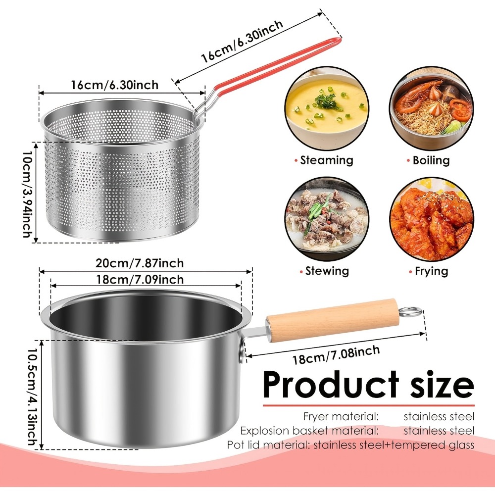 Frytkownica ze stali nierdzewn – Deep Fryer Stainless recenzja i cena