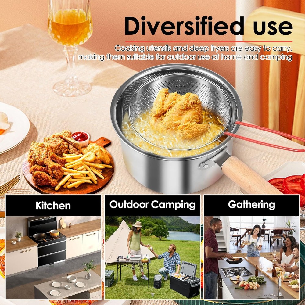 Frytkownica ze stali nierdzewn – Deep Fryer Stainless recenzja i cena