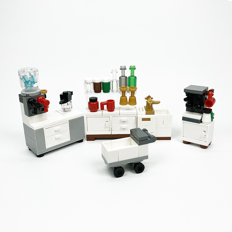 MOC blok kreatywne zabawki urz – Kitchen Appliances Toys recenzja i cena